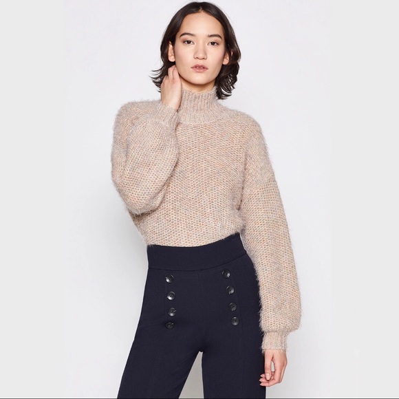 Joie Sweaters - Joie Markita Turtleneck Eyelash Sweater Size Small